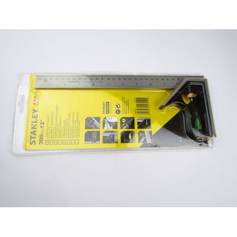 Stanley STA046151 - Escuadra para carpintería (tamaño: 300mm)