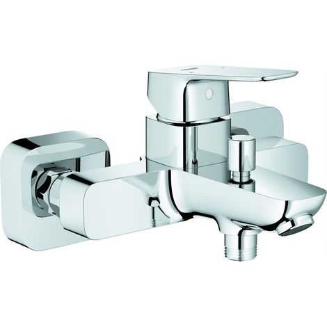 Grohe EH-Wannenbatterie Cubeo 101813 Wandmontage chrom (1/2)