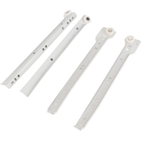Guía de cajón de acero laminado en frío de 25 cm con rodamiento de bolas para muebles y armarios. (1/5)