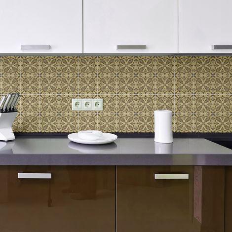 Sticker Mural Carrelage adhésif Cuisine Salle de Bain - 24 STICKERS CARRELAGES AZULEJOS HUMBERTO - 24stickers10x10cm (1/5)