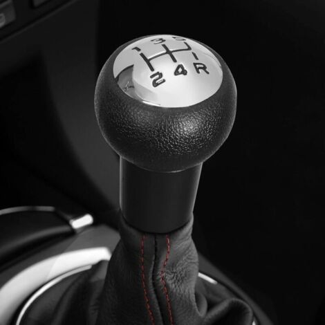 Convient aux rotules de levier de vitesses manuelles à 5 rapports des Peugeot 106, 107, 207, 307, 308, 407, 508, 3008, Citroën C2, C3, C4 Picasso, disponible en noir/argent. (1/3)