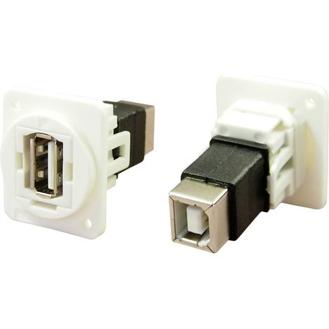 Adaptateur/prolongateur, embase femelle Port USB type A - port USB type B CP30209NXW Cliff Contenu: 1 pc(s) (1/2)