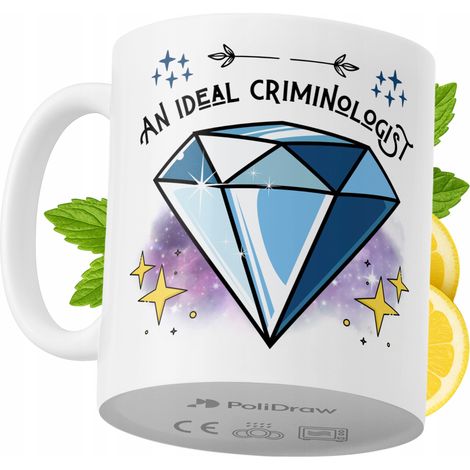 Mug humoristique pour criminologue, avec un texte amusant et un design graphique original. Idéal pour les anniversaires, les fêtes et les occasions spéciales. Mug premium pour la maison, le bureau et  (1/5)