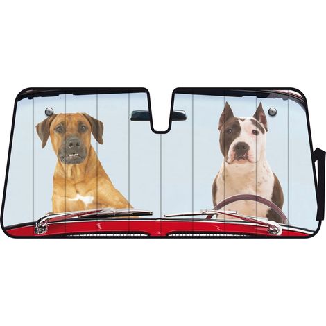 Scudo termico per parabrezza - 68x147 cm - Two Dogs