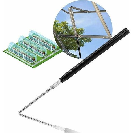 Highly sensitive gas springs for greenhouses, automatic gas springs for greenhouses, single or double springs for automatic window openers, accessories (1/5)
