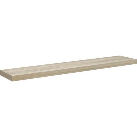 Floating Wall Shelf Oak 120x23.5x3.8 cm MDF vidaXL