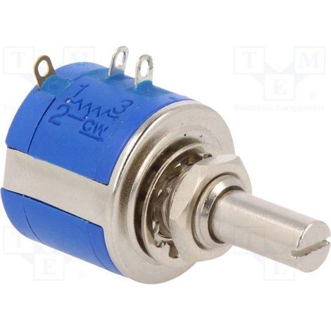 Potentiomètre multitour Précision 10k 2w 5% Arbre métallique 6,35mm Pot linéaire2218m-10k
