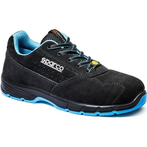 Scarpe Antinfortunistiche Sparco Horizon Moreno S1PS Nero/Azzurro 35