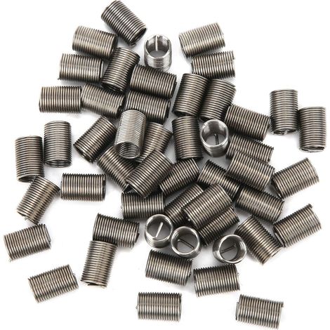 Insert fileté M8x1x3D, 50 pièces, douille filetée en acier inoxydable (1/5)