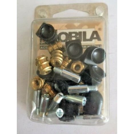 MOBILA - 8PZ SOSTEGNI A VENTOSA CON BUSSOLA 5MA FORO 10MM