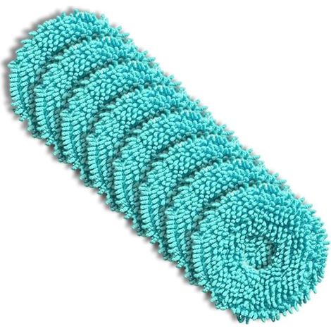Pack of 8 replacement mop heads for Conga 13090 Spin Revolute Home&Wash, microfiber cleaning cloths for effortless floor cleaning, pack of 3 or 8 options (pack of 8)