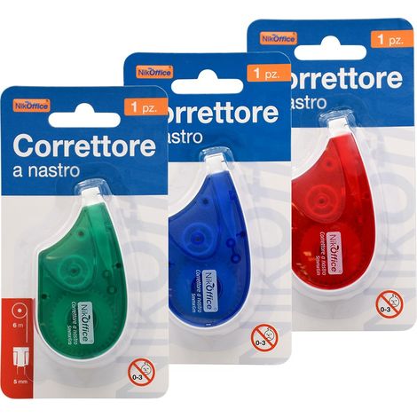 CORRETTORE A NASTRO nastro - 5 mm x 6 m 12 BL
