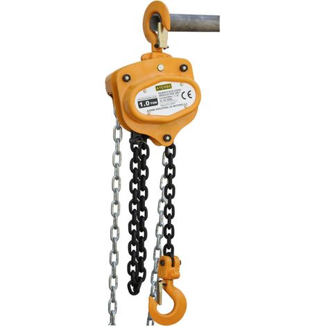 AYERBE - 580378 - Palan pro 500 kg chaîne 6 mm levée 6 m compact (1/2)