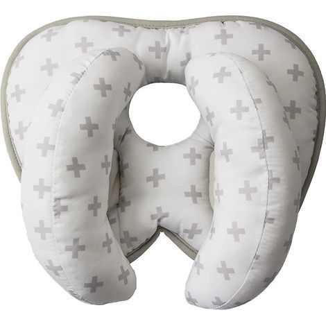 Kussen Bebe Tete Plate Kussen Anti Tete Plate Bebe Kussen Baby Babykissen für Neugeborene mit flachen Köpfen Babykissen für Neugeborene Hoofdsteun B,25 (1/5)