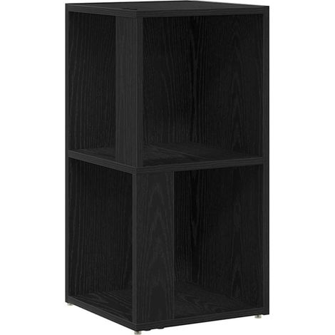 Maison Exclusive - Mensole angolari Rovere Nero 33 x 33 x 67 cm Legno multistrato