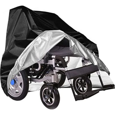 Housse de Protection Fauteuil Électrique Fauteuil Roulant, Noir Oxford Tissu (Taille : 100x75x100cm) (1/5)
