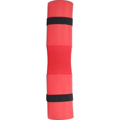 Squat Pad Barbell cou épaule support de protection pour Squats fentes hanche poussées rouge (1/5)