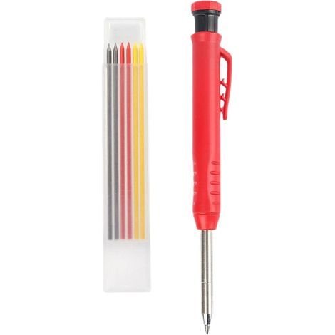 Lot de 2 porte-mines charpentier automatiques solides avec recharges crayon pour le d (1/5)