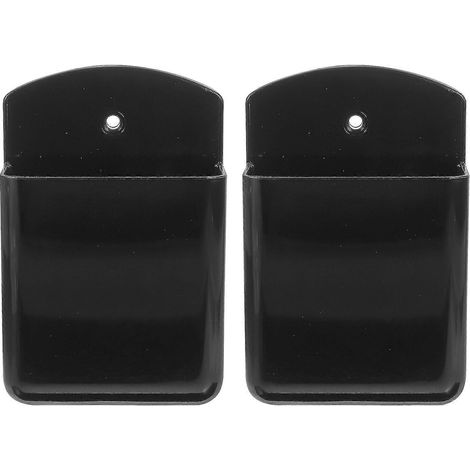 Lot de 2 supports muraux pour télécommandes, sans perçage, pour ventilateurs. (1/3)