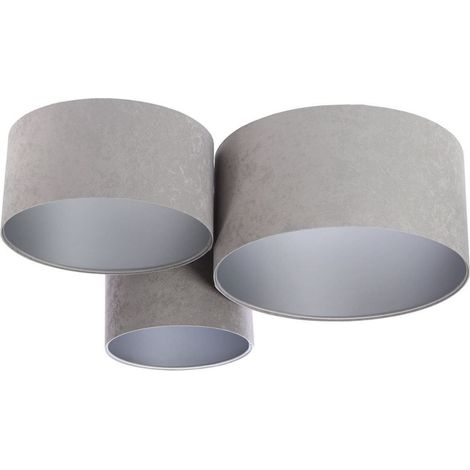 Plafonnier trio 080-013 - Gris, argent