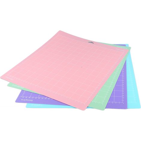 Lot de 4 tapis de découpe auto-cicatrisants 30 cm, durable pour couture et bricolage, protection de table, planche à découper pour projets artisanaux. (1/5)