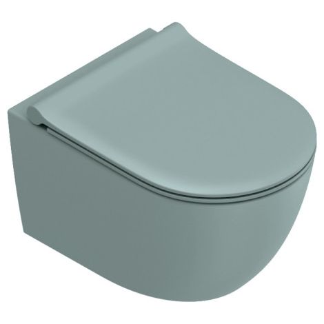 WC suspendu tonalita 55x35 Vert d'eau - CRISTINA ONDYNA WCSF5528