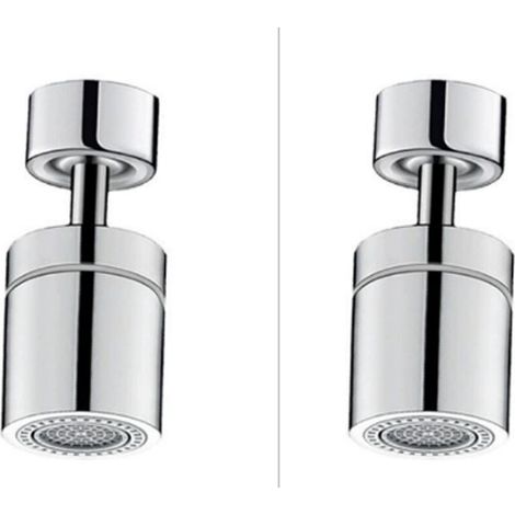 Lot de 2 buses de robinet de cuisine, filtre universel anti-éclaboussures, économie d'eau