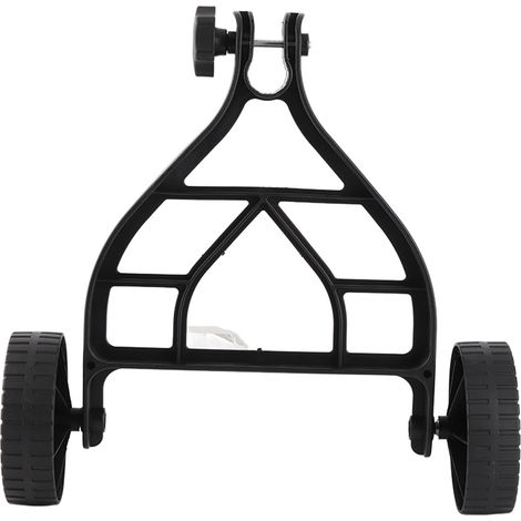 Rueda auxiliar para desbrozadora de dos ruedas con soporte de ángulo ajustable y estructura estable. (1/4)