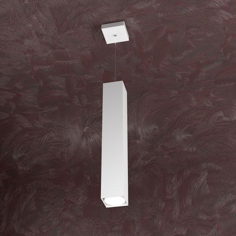 AREA SOSPENSIONE TUBO H50 1 LUCE ATTACCO GX53 BIANCO