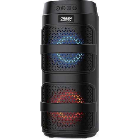Enceinte Bluetooth portable avec LED RGB multicolores pour les fêtes et la décoration. (1/2)
