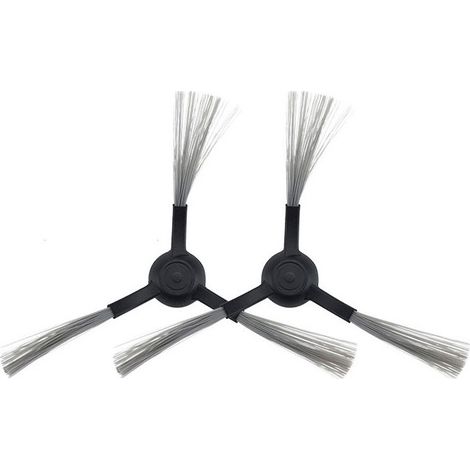 Juego de accesorios 9 en 1 con 2 cepillos laterales negros para la aspiradora robot Xiaomi Mijia 1C. (1/4)