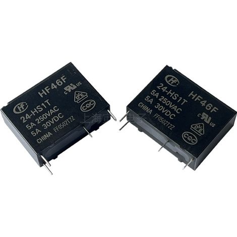 Xiamen Hongfa HF46F-24-HS1T 24V DC Signalrelais, neu und original, 5A