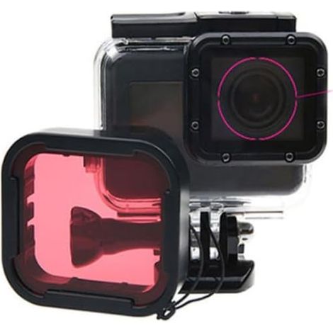 Filtre Étanche pour Caméra Sportive 5, Ensemble de 3 Pièces en Abs, Haute Transmission, Protection Supérieure pour Plongée et Natation (1/5)