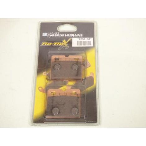 Bremsklotz hinten Carbon Lorraine 2258 s1 für Motorrad Bmw 1100 k (1/2)