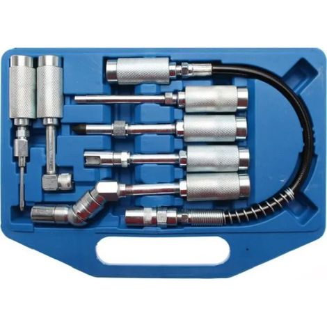 Set de accesorios BGS 3142 para bomba de grasa 7 piezas 300 mm