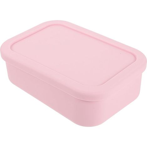 Boîte à bento portable en silicone Healifty 3 compartiments (1/5)