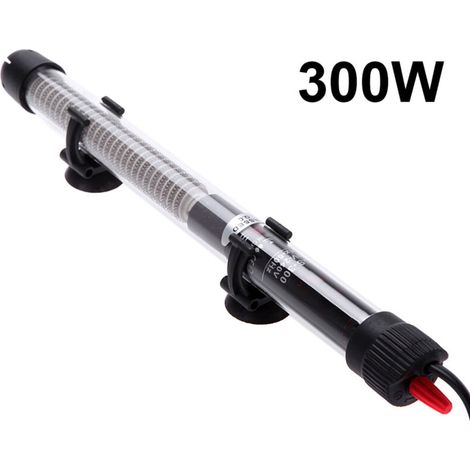 Jeffergarden Chauffage Submersible pour Aquarium, Tige de Chauffage en Verre, Réglage de Température 300W - Grands Bassins à Poissons (1/5)