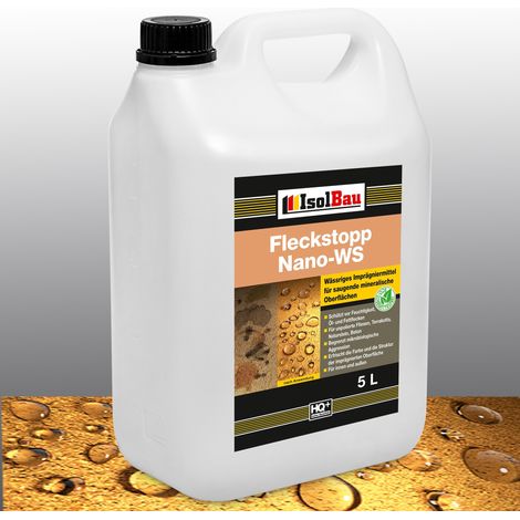 IsolBau Fleckstopp Impregnante para piedra natural, hormigón y mármol 20L (1/3)