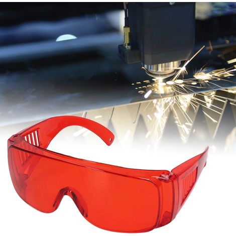 Lunettes de protection 180-532 nm, technicien en fibre optique, lunettes rouges (1/5)