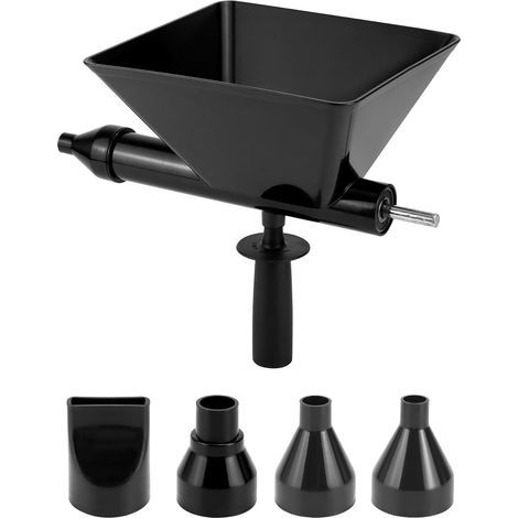 Pistolet à mortier 4 buses – Chargement rapide en entonnoir – Pour joints de mortier sur murs en pierre et brique – Ergonomique pour espaces confinés (1/5)