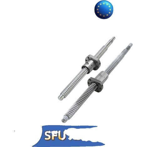 Vis à billes roulée, longueur de 300 mm, compatible avec les machines CNC, SFU1204, 300mm (1/5)