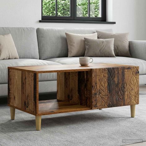 vidaXL Tavolino da salotto Legno antico 90 x 50 x 40 cm (1/5)
