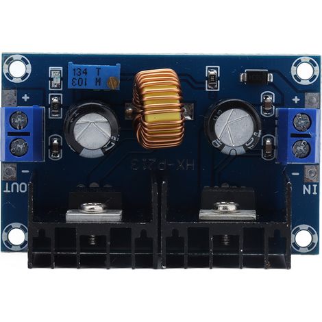 Einstellbarer DC-CR-Spannungsregler, Verpolungsschutz, doppellagige Leiterplatte, 12V/24V-Abwärtswandler, stabilisiertes Netzteilmodul. (1/5)