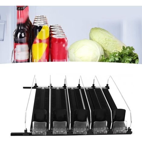 Automatischer Getränkeaussteller für Supermarkt-Tiefkühltruhen, kugelgelagert, 38 cm, schwarz, 5er-Pack (1/5)