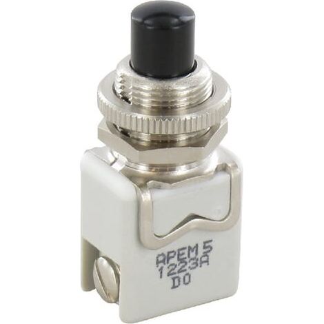 Bouton poussoir APEM 1223A2 (1/2)