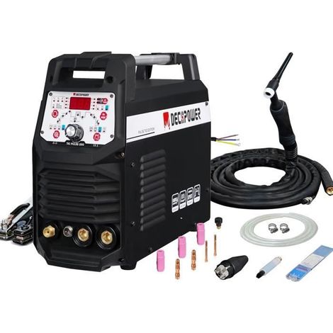 Poste à souder TIG - DECAPOWER TIG 200A - 200 A - Multifonction (TIG, LIFT, MMA) - Nettoyage inox