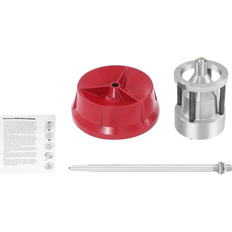 Équilibreuse de pneus, alliage d'aluminium durable, design convivial, Rouge (1/2)
