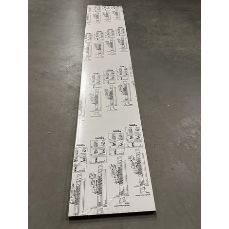 Schneider Electric – Couvercle pour goulotte électrique GTL 244mm – Hauteur 1300mm – Blanc IK09 – Compatible série Opale – Accessoire technique