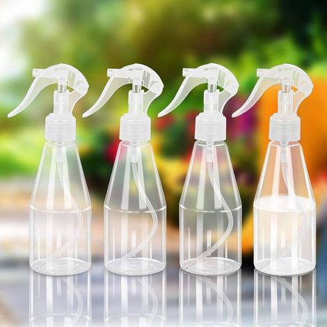 4 Pcs Boîteille de pulvérisation, 200ml Flacons Spray pour Plantes,Boîteille VaporisateurPortable d\\'eau pour Les Plantes Arrosage Nettoyage Outil,pour Maison Jardin l\\'eau Liquide Vaisselle-Fei Yu (1/5)