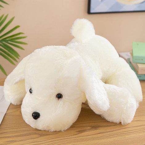 Jouet Chien Doux - Peluche Pour Enfant - Idéal Pour Le Sommeil Et Le Jeu - Lavable En Machine - Disponible En 2 Tailles - 1 Pièce (1/5)